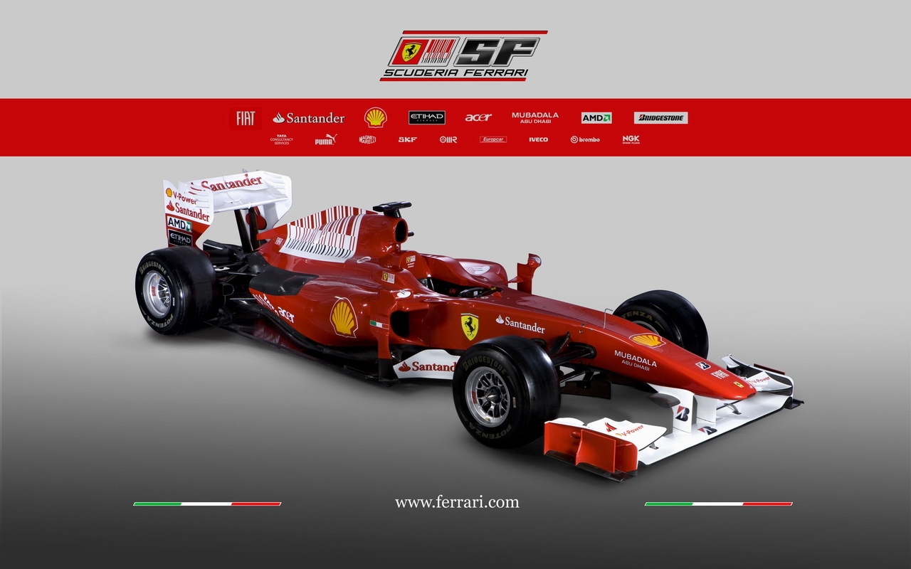 FERRARI F10 1280x800